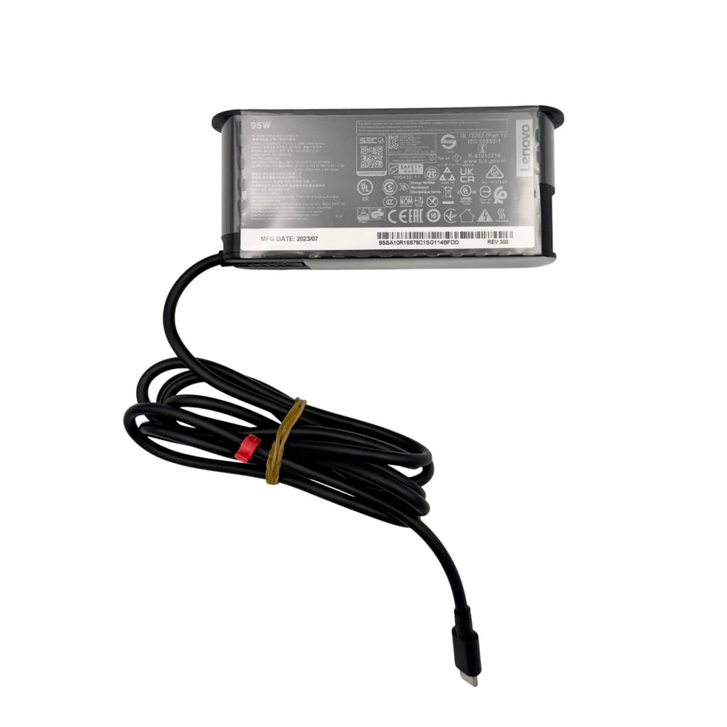 Original Lenovo 95W USB-C charger with cable – available in Tbilisi, Georgia