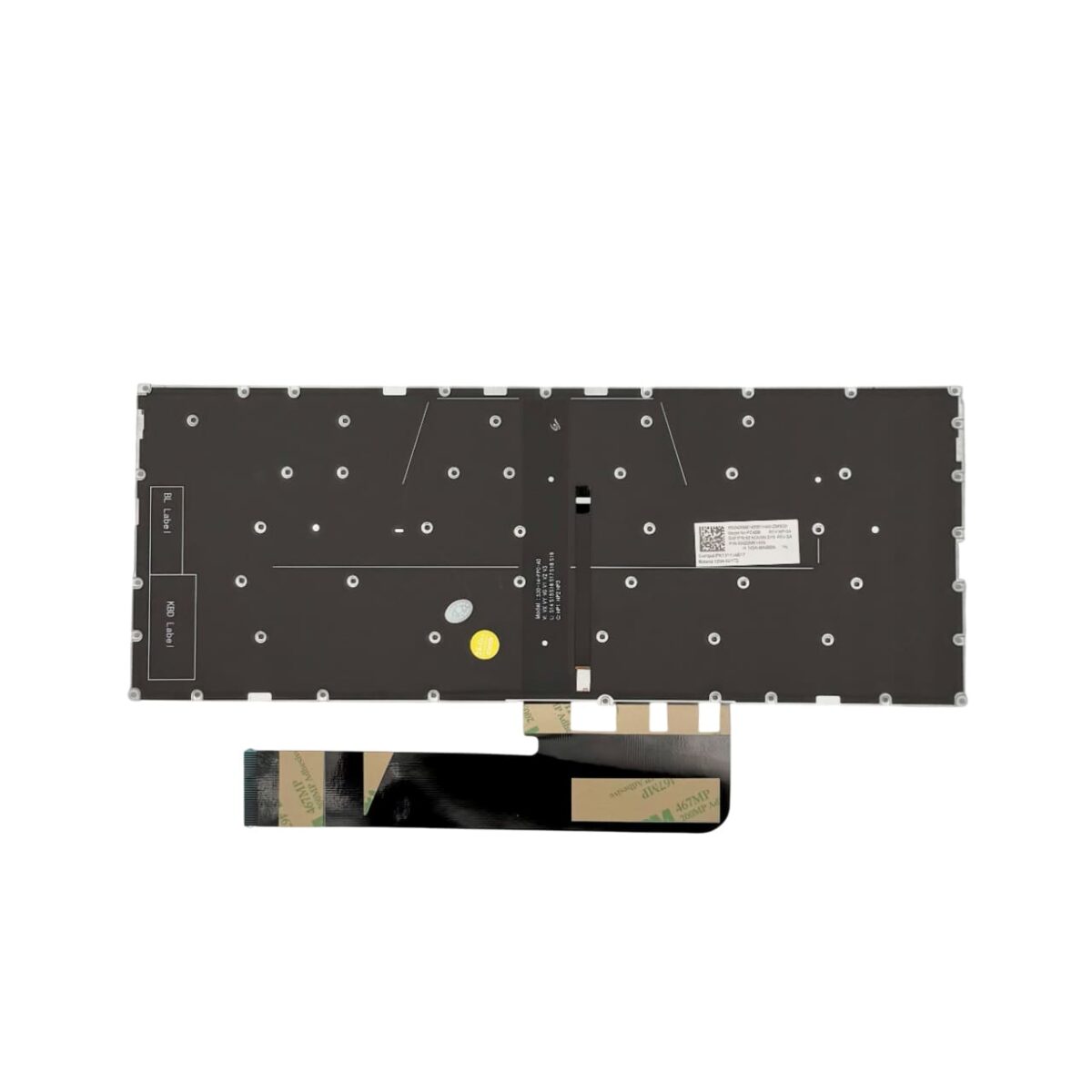 Lenovo IdeaPad 720s-14 keyboard – back side with ribbon – photo in Georgia