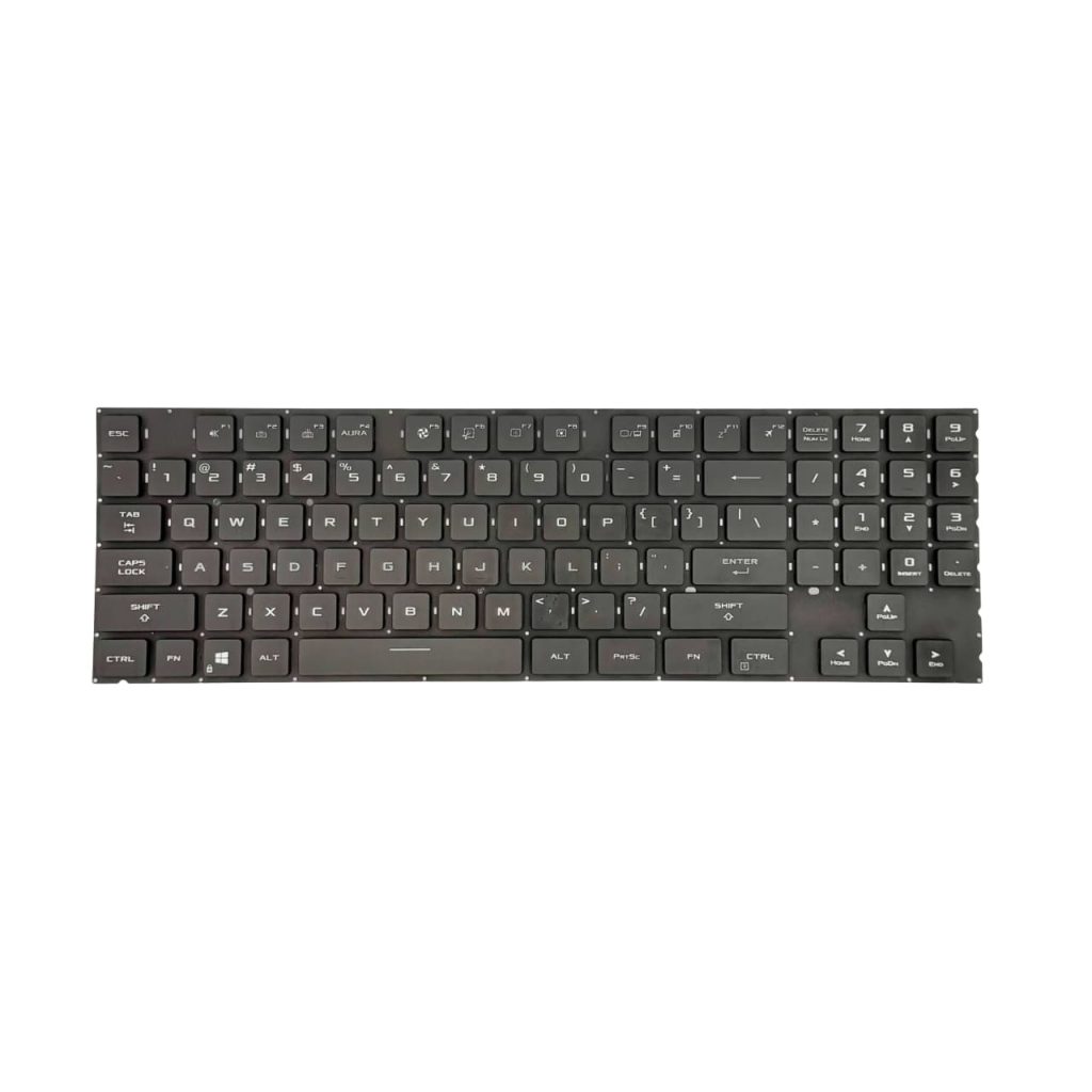Asus ROG G713 G733 RGB keyboard full view – photo in Tbilisi Georgia