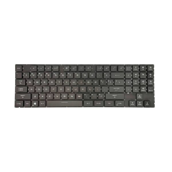 Asus ROG G713 G733 RGB keyboard full view – photo in Tbilisi Georgia