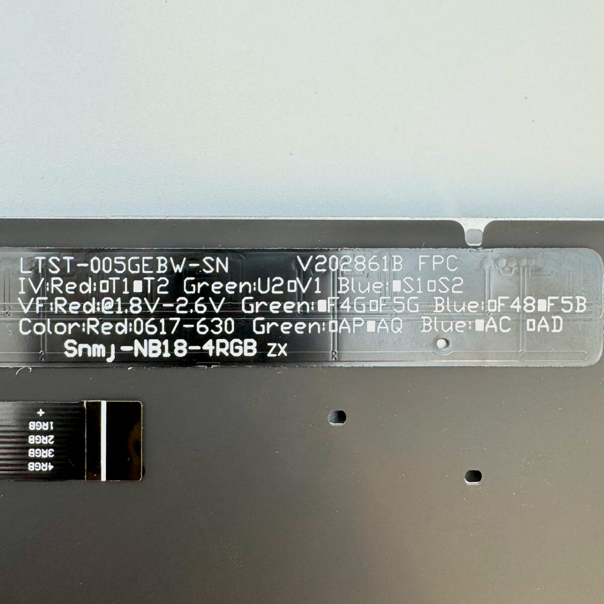 4-zone RGB keyboard for G513 series – rear view – taken in Tbilisi