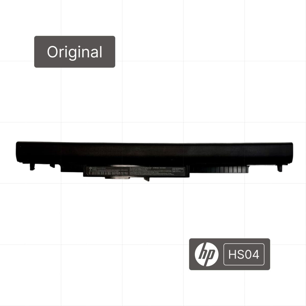Original HP HS04 Battery – Side View – Tbilisi, Georgia