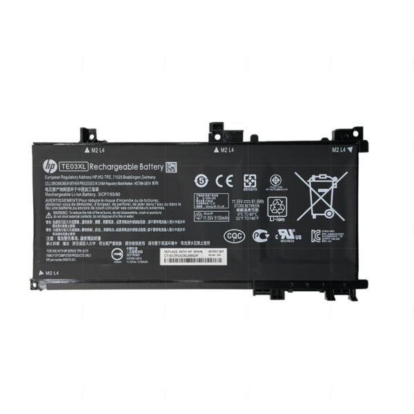 Original HP TE03XL Battery – Front View – Buy in Tbilisi, Georgia