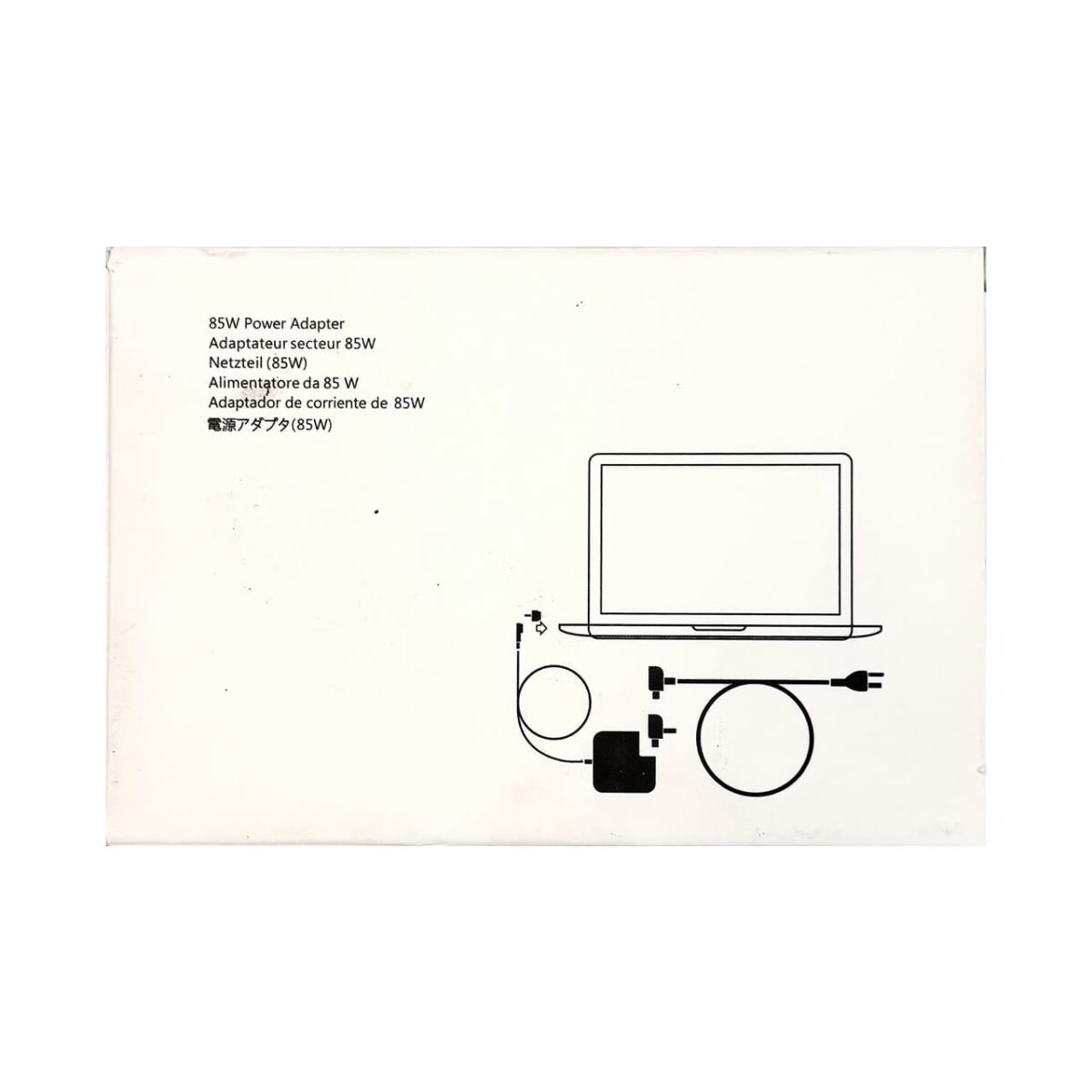MacBook Power Adapter Packaging – 85W Replacement