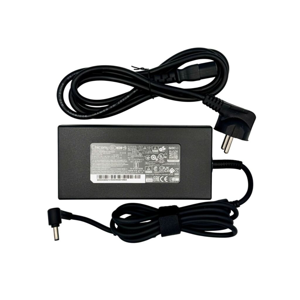 240W power adapter for MSI and Gigabyte laptops with EU plug – Georgia