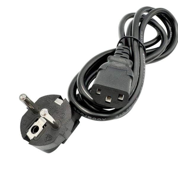 Universal EU to C13 power cable 1.5m for laptop chargers – Georgia