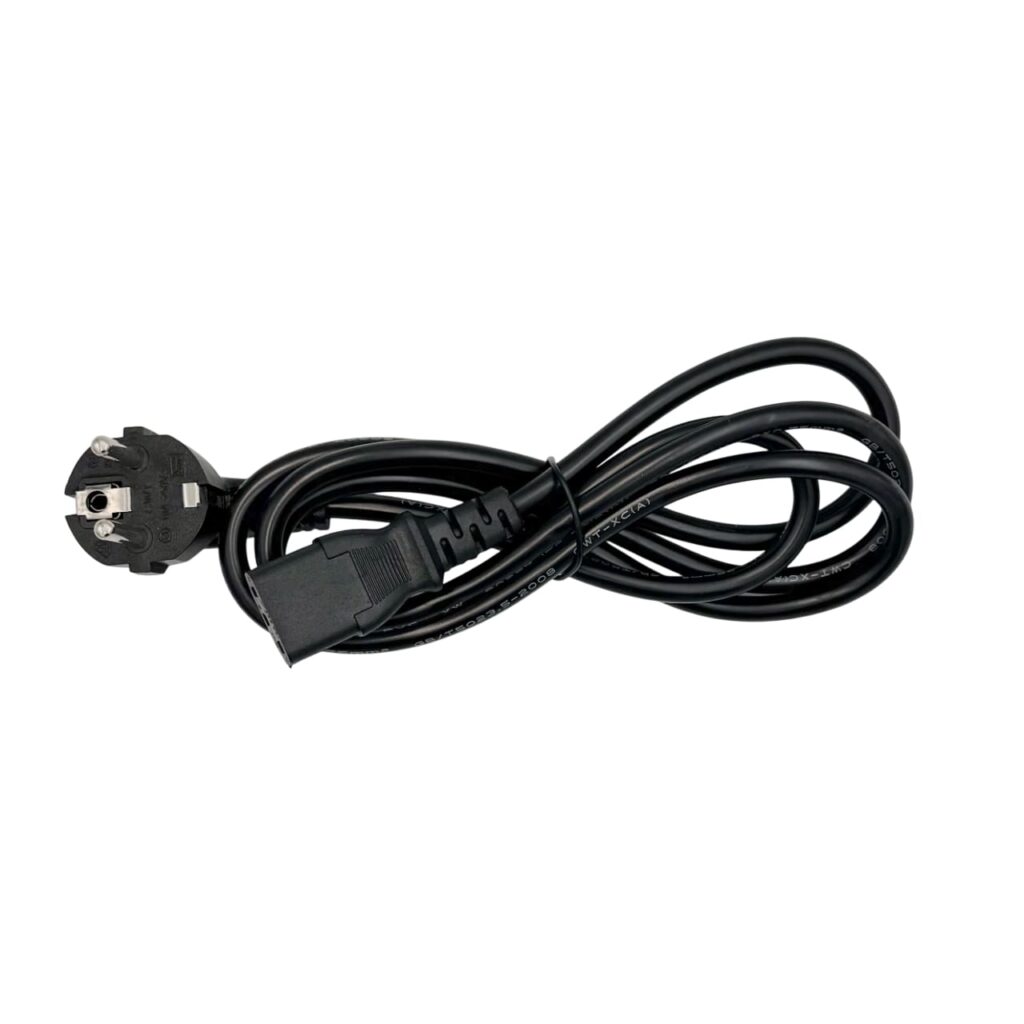 C13 power plug and EU Schuko connector cable for laptop adapter – Tbilisi