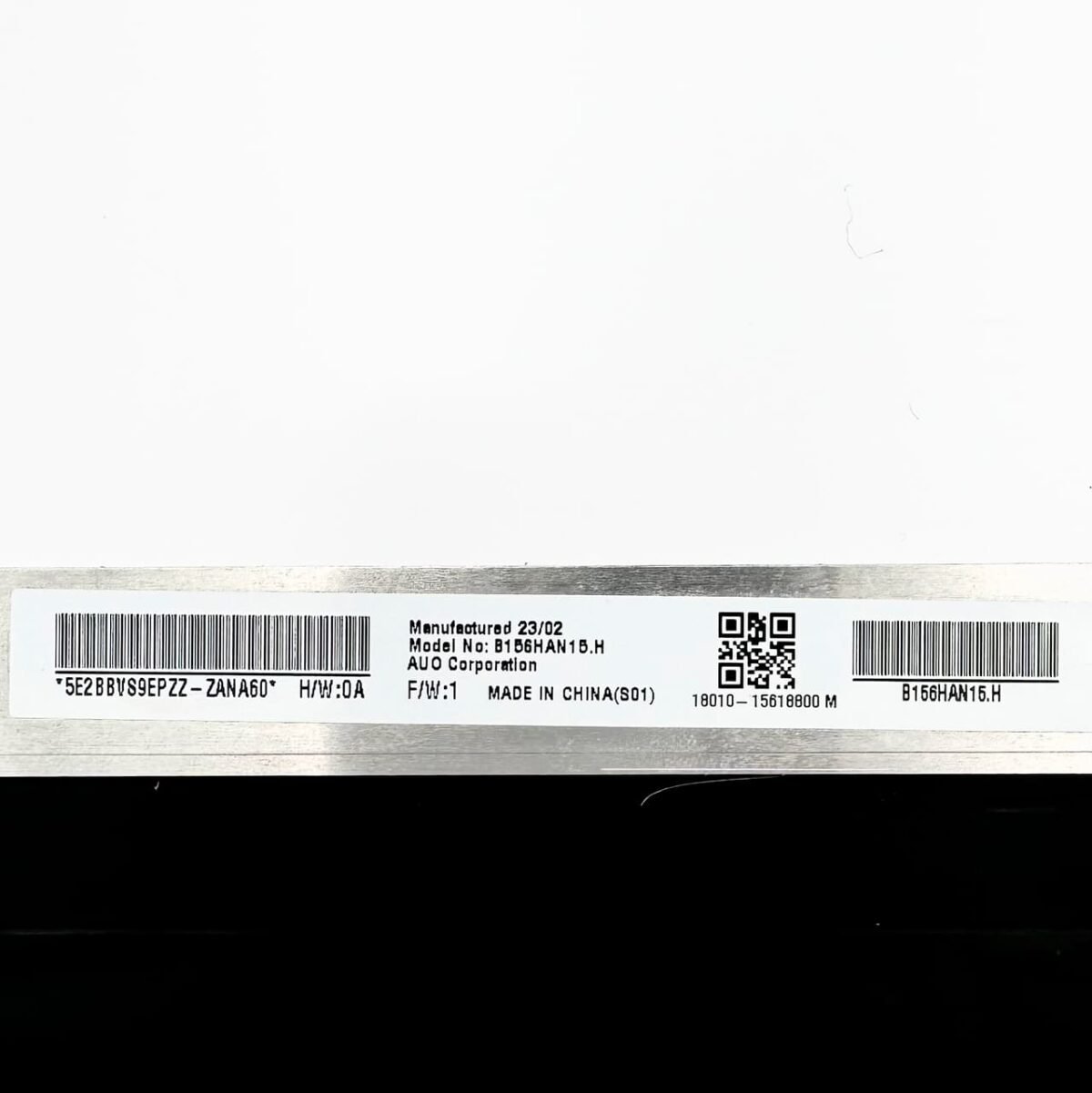 Model label B156HAN15.H AU Optronics matte panel – Fixlaptop Tbilisi