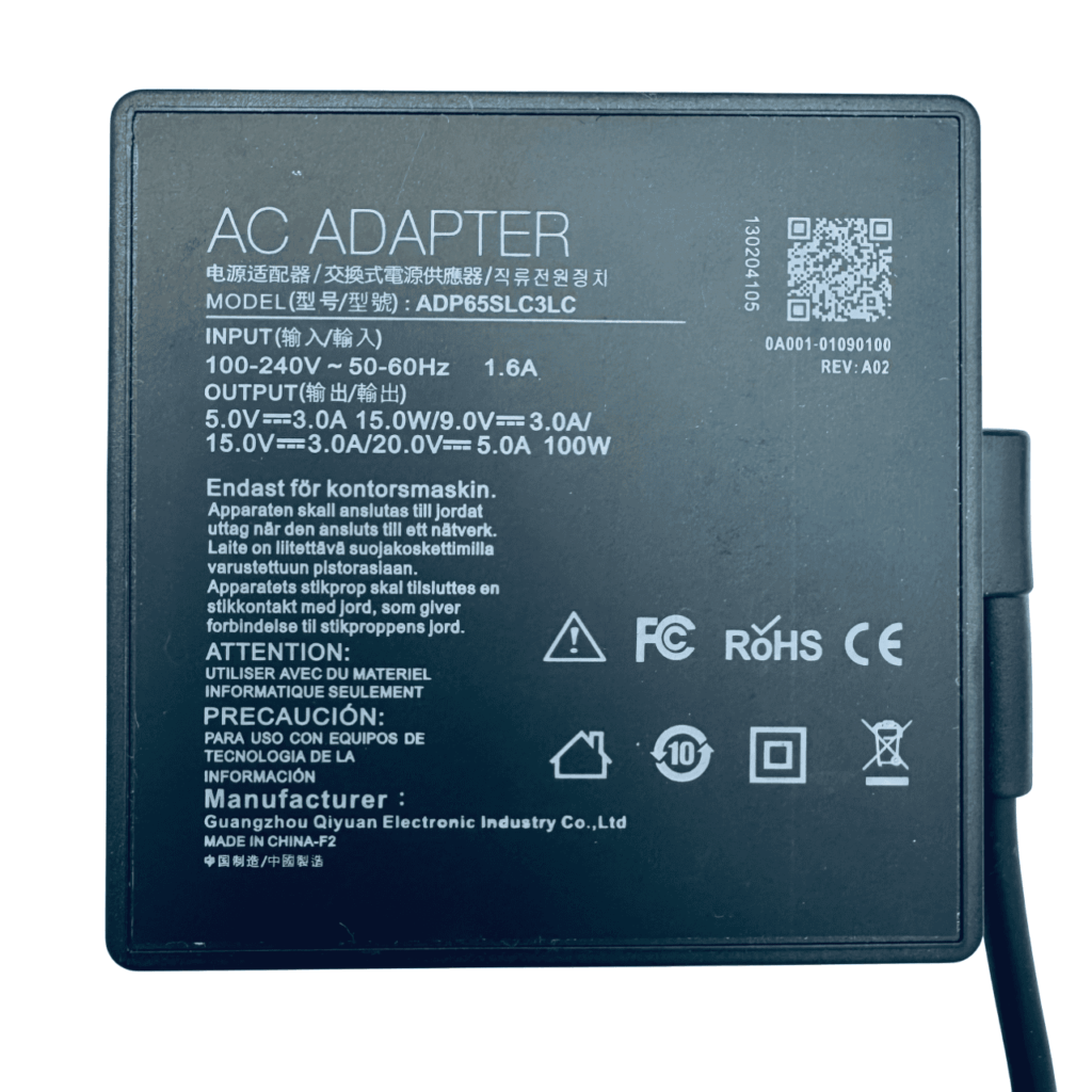 Original Asus USB-C PD adapter A20-100P1A 100W – FixLaptop Georgia
