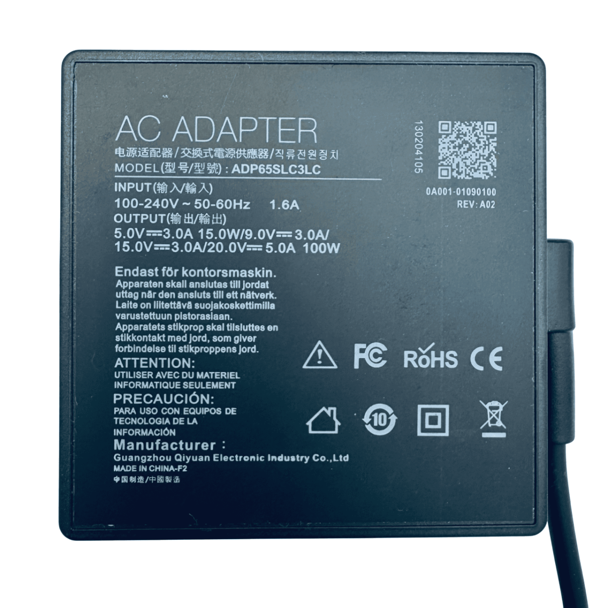 Original Asus USB-C PD adapter A20-100P1A 100W – FixLaptop Georgia