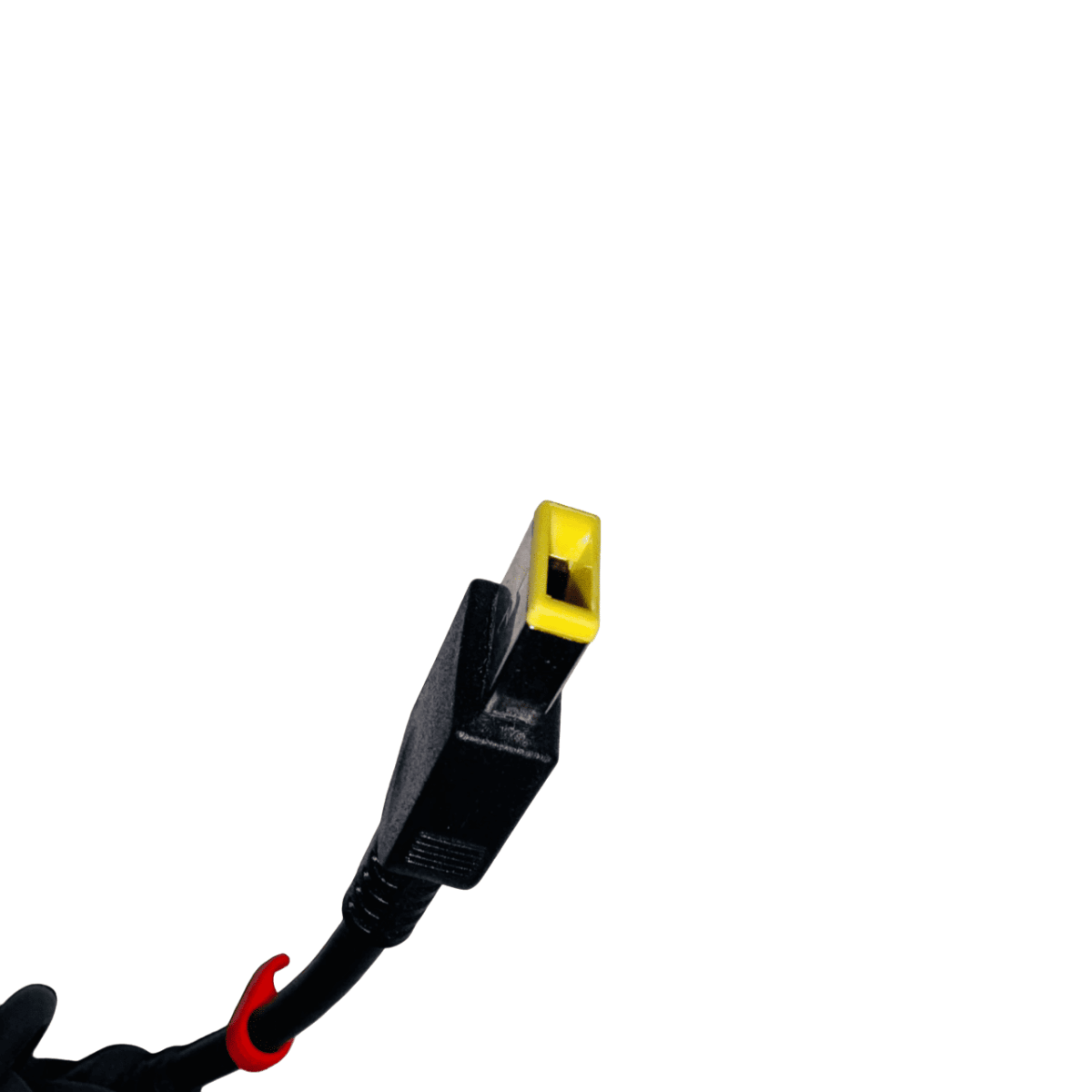 Yellow rectangular Lenovo 230W charger Slim Tip – Fixlaptop Tbilisi