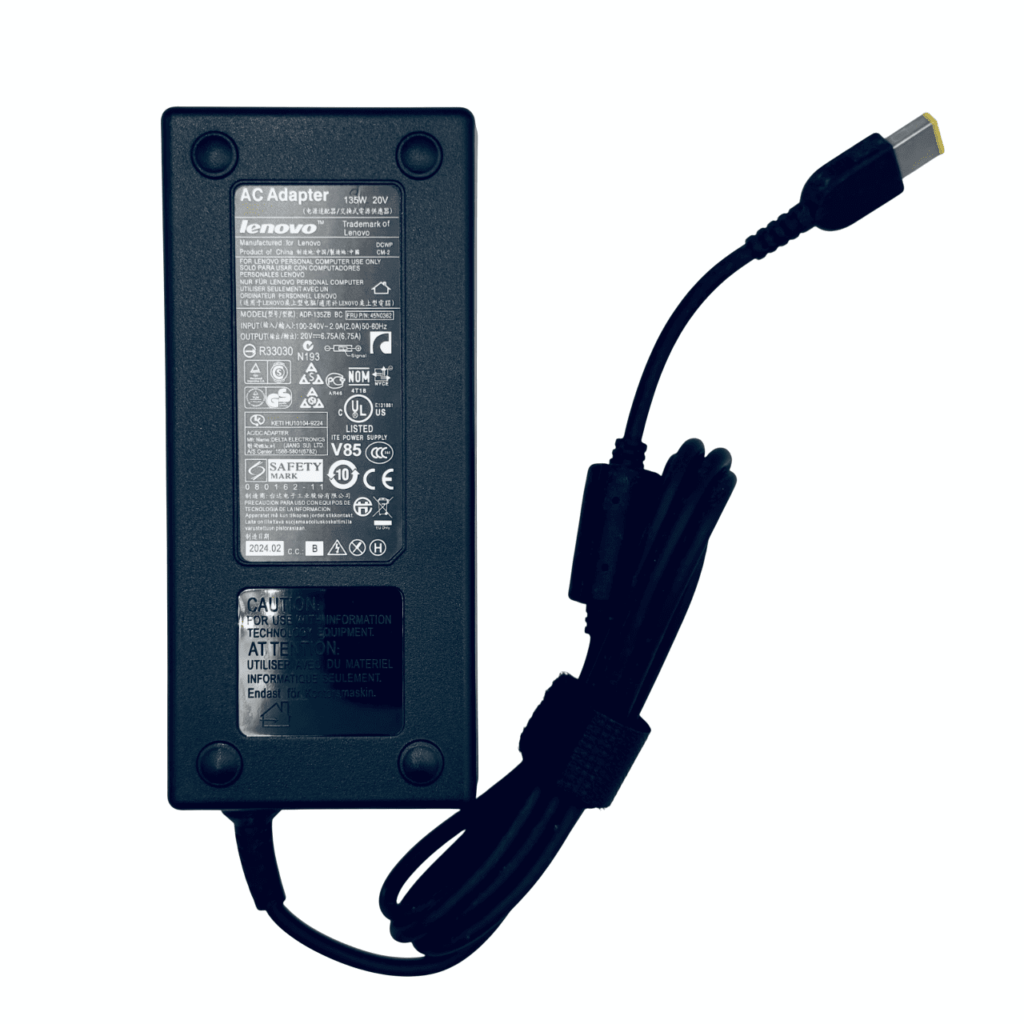 Lenovo 135W Slim Tip charger 20V 6.75A compatible with ThinkPad Yoga FixLaptop Tbilisi