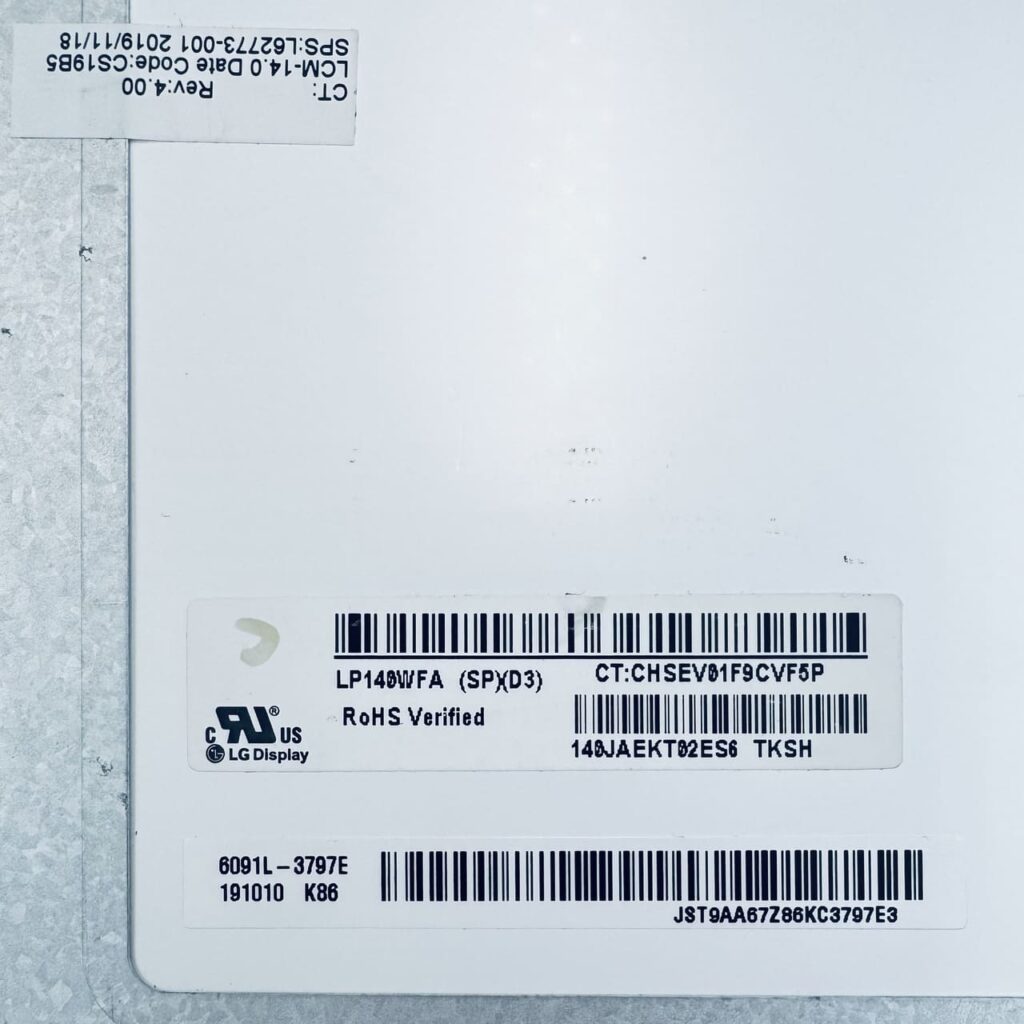 Laptop screen LP140WFA (SP)(D3) compatible with Dell HP Lenovo Asus Acer Huawei MSI – FixLaptop Georgia