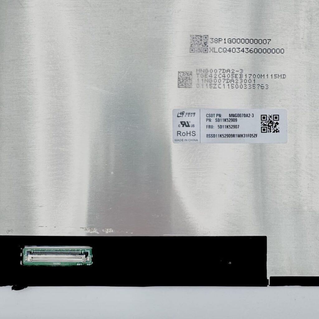 Screen MNG007DA2-3 16.0 inch QHD+ 240Hz IPS panel – model label with part number compatible Lenovo Asus MSI Acer