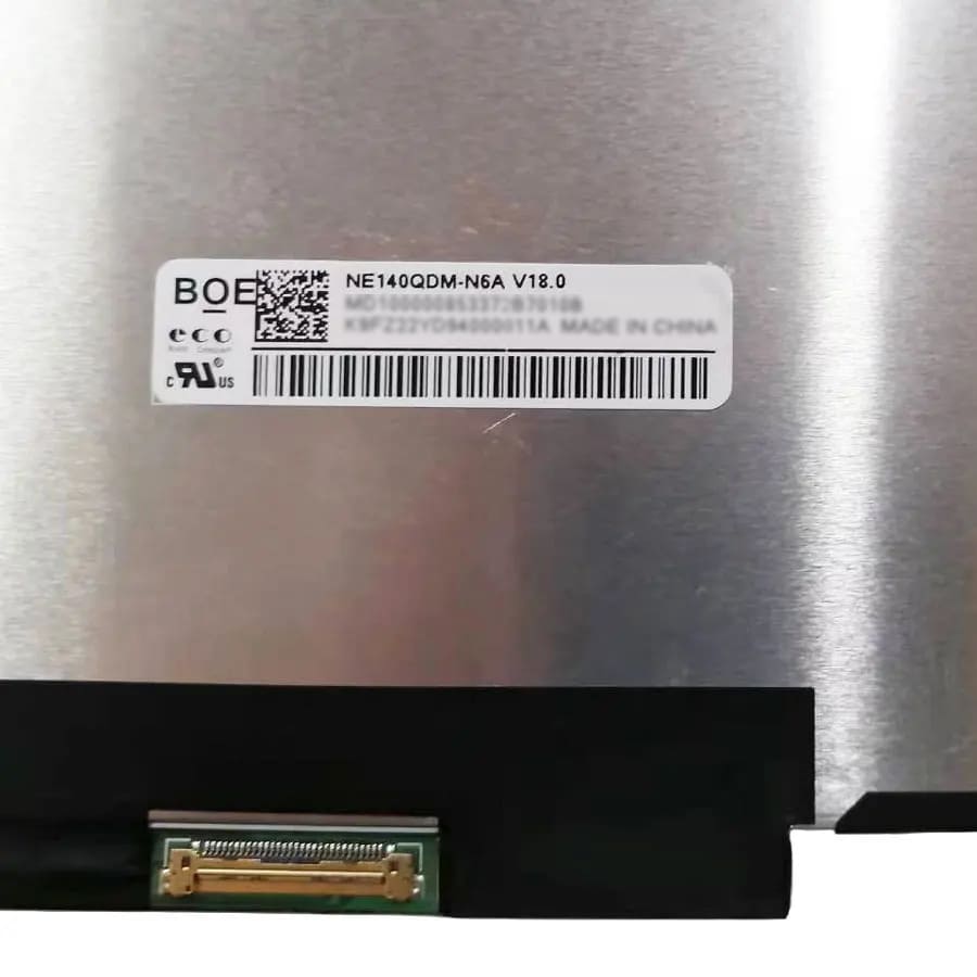Screen NE140QDM-N6A 30 pin connector close-up